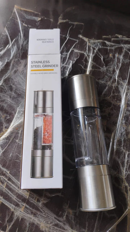 2-in-1 Stainless Steel Salt and Peppers Grind 