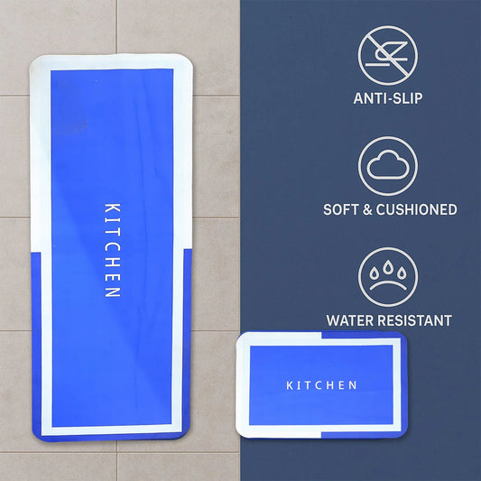 Premium Anti-Slip Kitchen Floor Mat (1 Set) 1 pc